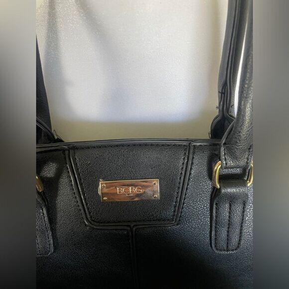 BCBG Paris Black Tote Handbag - Picture 2 of 5